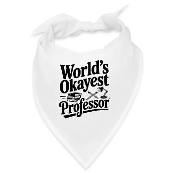 Der beste Professor der Welt - Bandana - Weiß - Vorne
