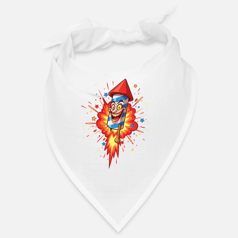 Explosion de dessin animé Rocket Rieur Bandana