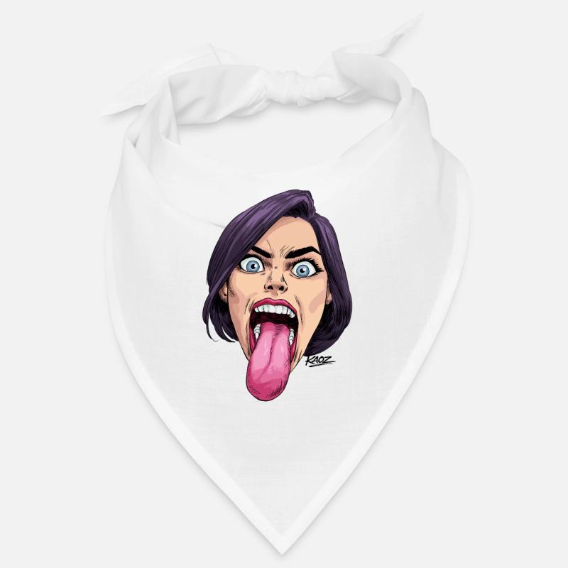 Tongue Out: Comic Expression Bandana
