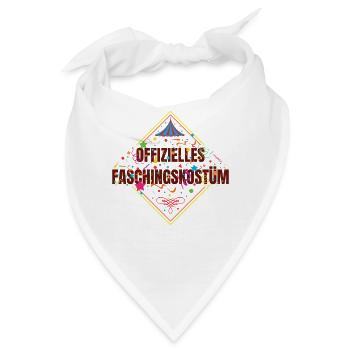 Offizielles Faschingskostüm - Bandana - Weiß - Vorne