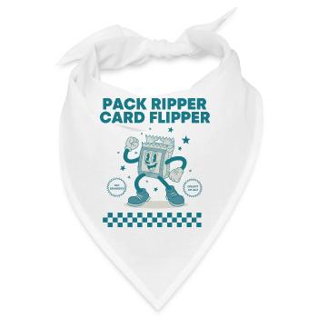 Pack Ripper Card Flipper Trading Card Booster Pack - Bandana - Weiß - Vorne