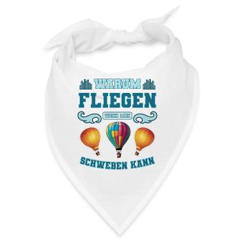 Heißluftballon - Bandana - Weiß - Vorne