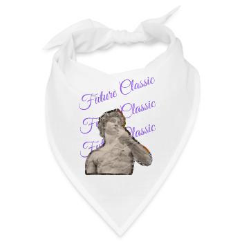 Future Classic – Retro Art Style - Bandana - Weiß - Vorne