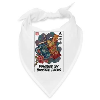 Angetrieben von Booster-Packs Sammelkartenkaffee - Bandana - Weiß - Vorne