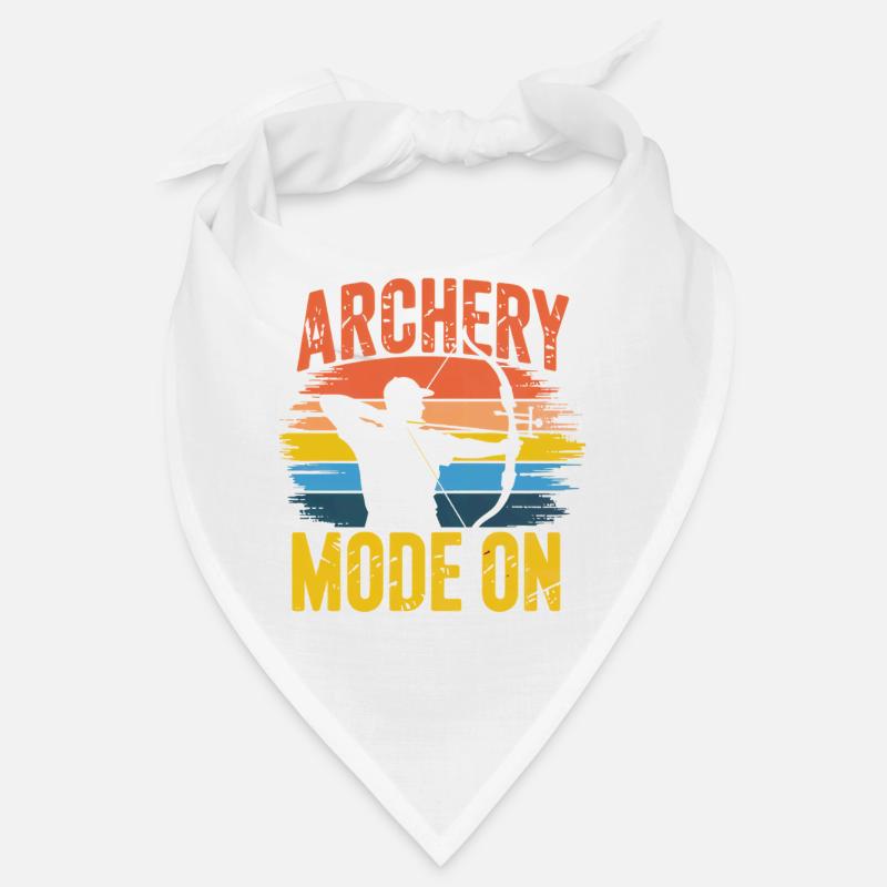 Mode tir à l’arc sur Retro Sunset - Bandana - blanc