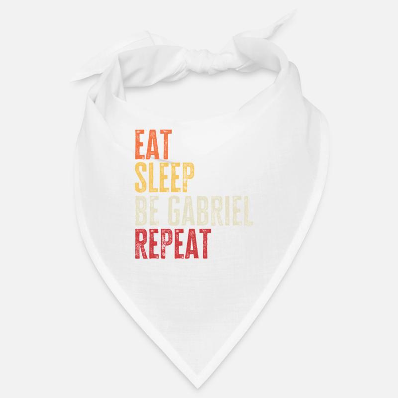 Mange, dors Be Gabriel Répète Nom rétro Bandana