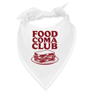 Food-Koma Club | Sandwich Snack - Bandana - Weiß - Vorne