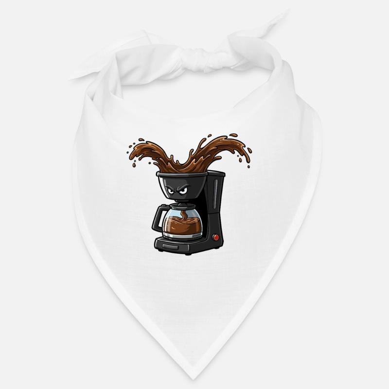 Angry Coffee Maker Splash Bandana