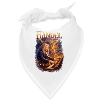 Handel Sturmklang am Keyboard - Bandana - Weiß - Vorne