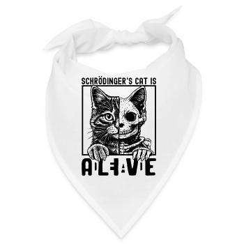 Schrödinger's Cat Dead And Alive - Bandana - Weiß - Vorne