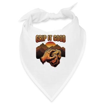 Grip It Good Klettern Bouldern Berge - Bandana - Weiß - Vorne