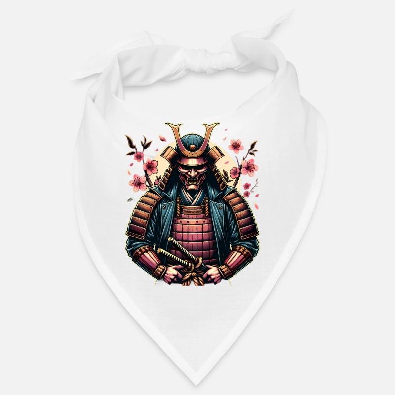 Blossom Samurai Mask Armor Bandana