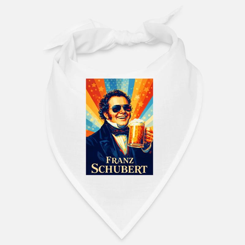 Franz Schubert Bier Poster Retro Bandana