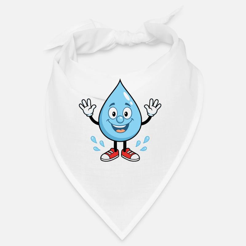 Drop d’eau heureuse avec des baskets Bandana