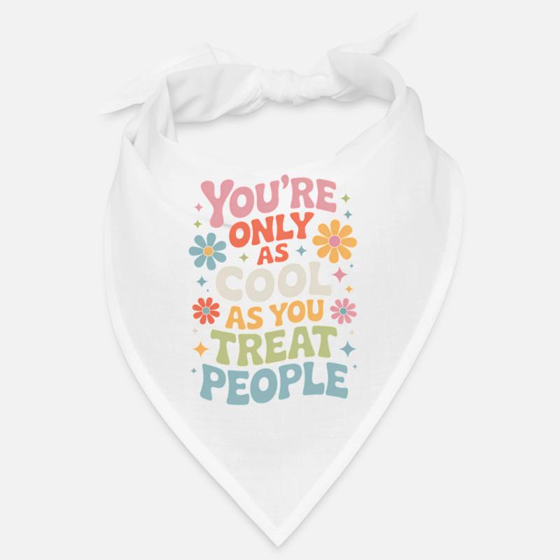 Spruch Statement Respekt Freundlichkeit Geschenk Bandana