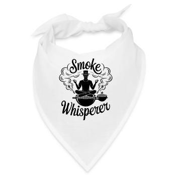  Smoke Whisperer Grillmeister BBQ Smoker Guru - Bandana - Weiß - Vorne