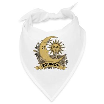 Tagundnachtgleiche erneuern Wiederherstellung Wiederherstellung Wiedergeburt Ostara - Bandana - Weiß - Vorne