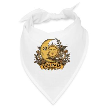 Tagundnachtgleiche erneuern Wiederherstellung Wiederherstellung Wiedergeburt Ostara - Bandana - Weiß - Vorne