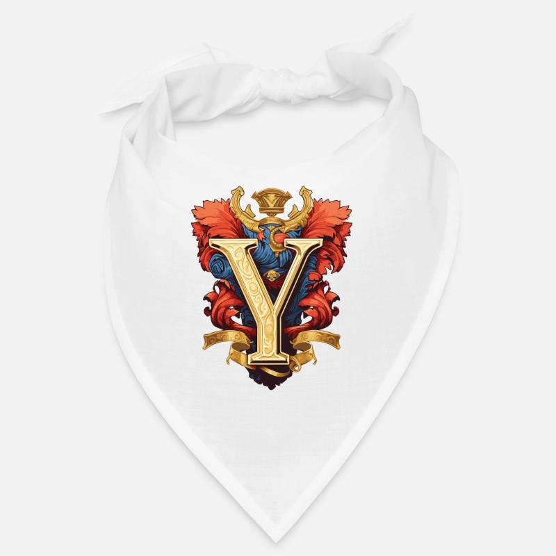 Y Buchstabe Name Krone Bandana