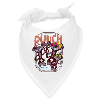 Punch vintage  - Bandana - Weiß - Vorne