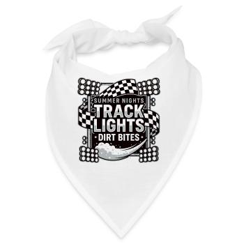 Summer Nights Track Lights Dirt Bites - Bandana - Weiß - Vorne