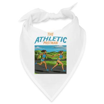 Staffellauf: The Athletic Postman - Bandana - Weiß - Vorne