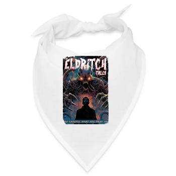 Eldritch Tales Tentakel Schatten-Tee - Bandana - Weiß - Vorne