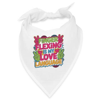 Hand Therapist Finger Flexing Wrist Rehabilitation - Bandana - Weiß - Vorne