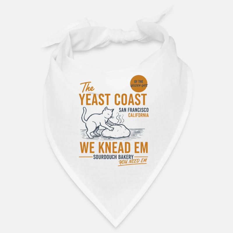 An der Hefeküste kneten wir sie Sauerteig Bandana