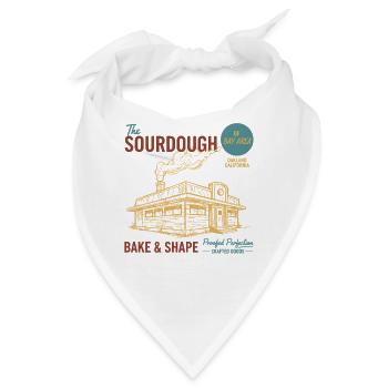 Sauerteigbacken und Formen Bay Area Brotbackzeit - Bandana - Weiß - Vorne