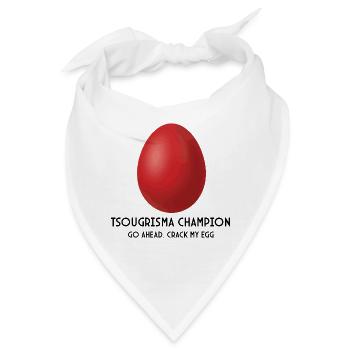 Griechischer Oster-Tsougrisma-Champion - Bandana - Weiß - Vorne