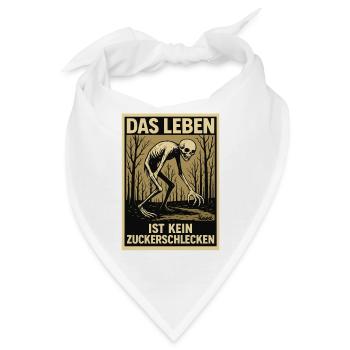 Das Leben Ist Kein Zuckerschlecken Ponyhof - Bandana - Weiß - Vorne