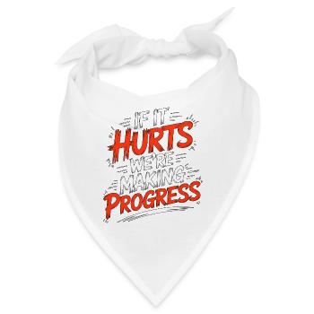 Hand Therapist If It Hurts We're Physiotherapist - Bandana - Weiß - Vorne