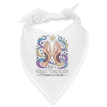 Just A Hand Therapist Health Worker Hand Therapist - Bandana - Weiß - Vorne