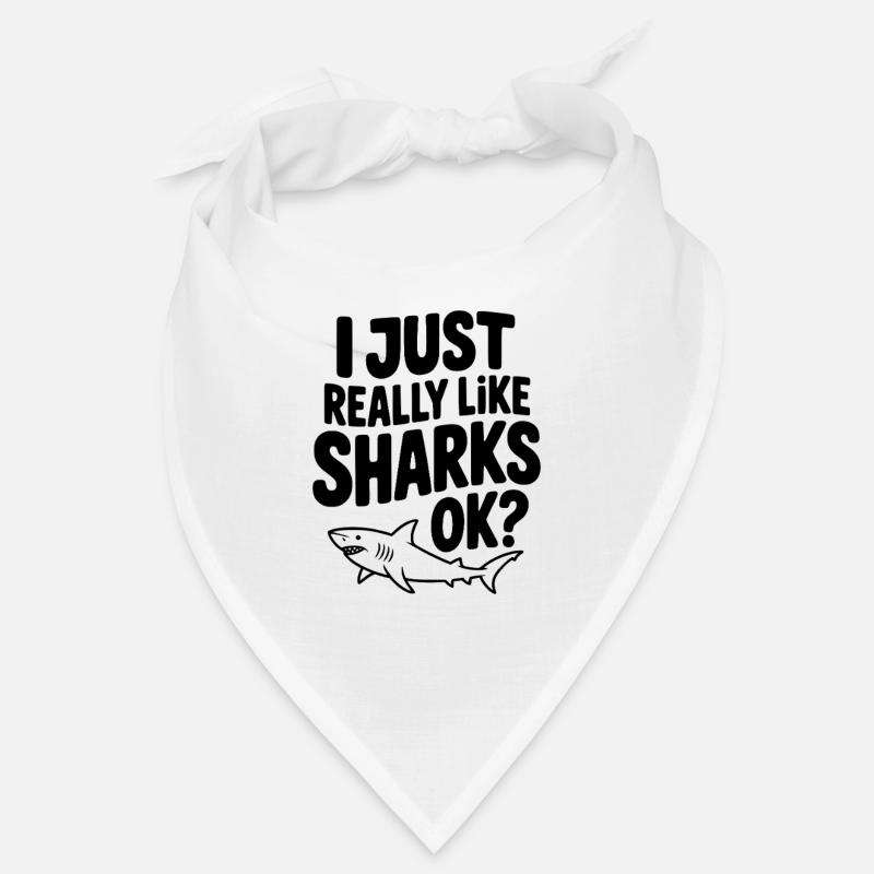 J’aime vraiment les requins, ok ? Bandana