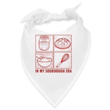 Sourdough Era Bread Baking Sourdough Starter Jar - Bandana - Weiß - Vorne