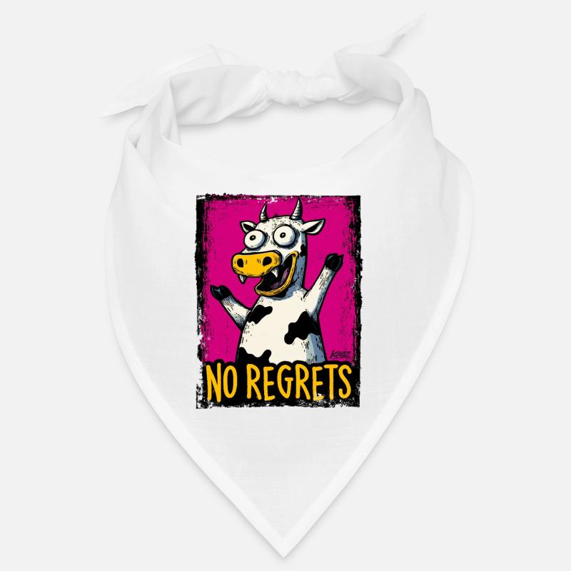 Pas de regrets Cow Pop Art Bandana