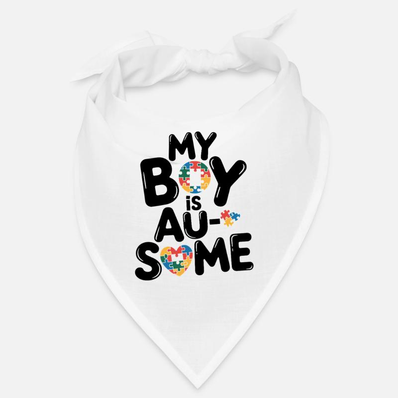 Regenbogen Puzzleherz Kreis Autism Awareness Bandana