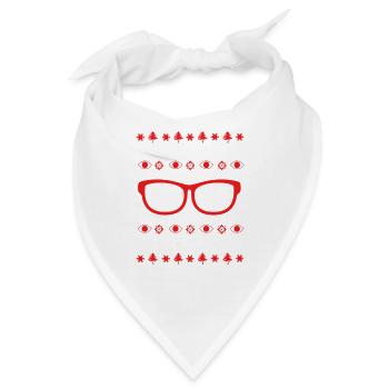 Optik Optiker Augenarzt - Bandana - Weiß - Vorne