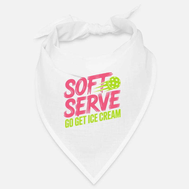 Pickleball Spieler Looking For Soft Serve Dinking Bandana