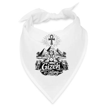 Gizeh is calling Ägypten Pyramiden Reise - Bandana - Weiß - Vorne
