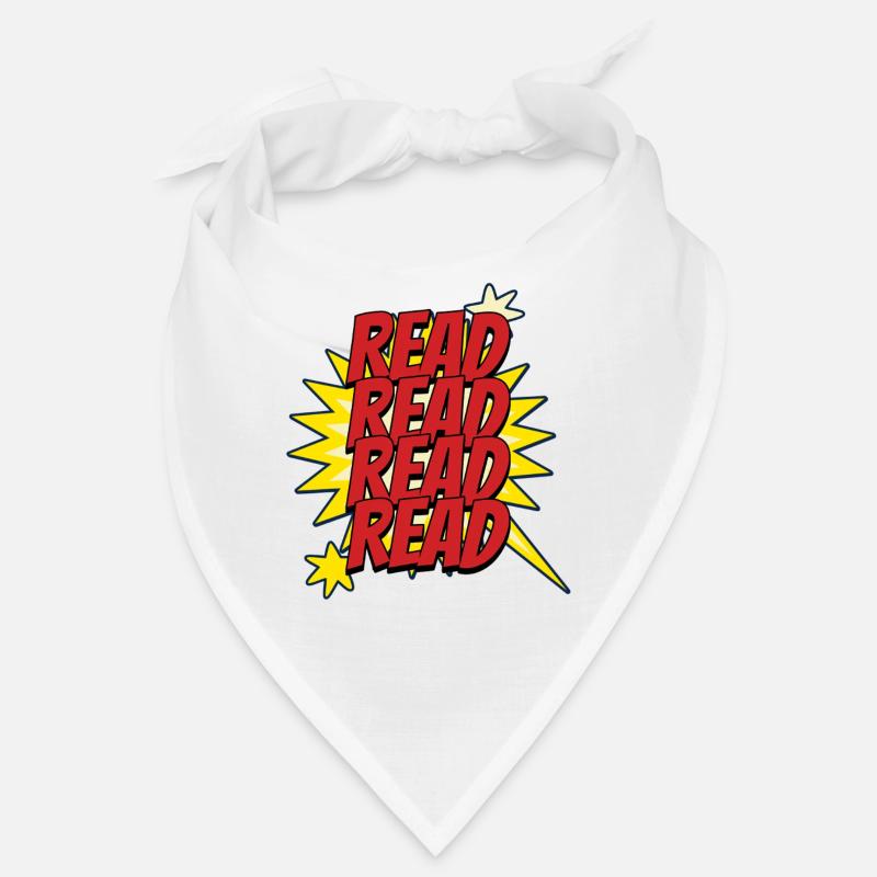 Read Design - Comic Superhero Look Bandana