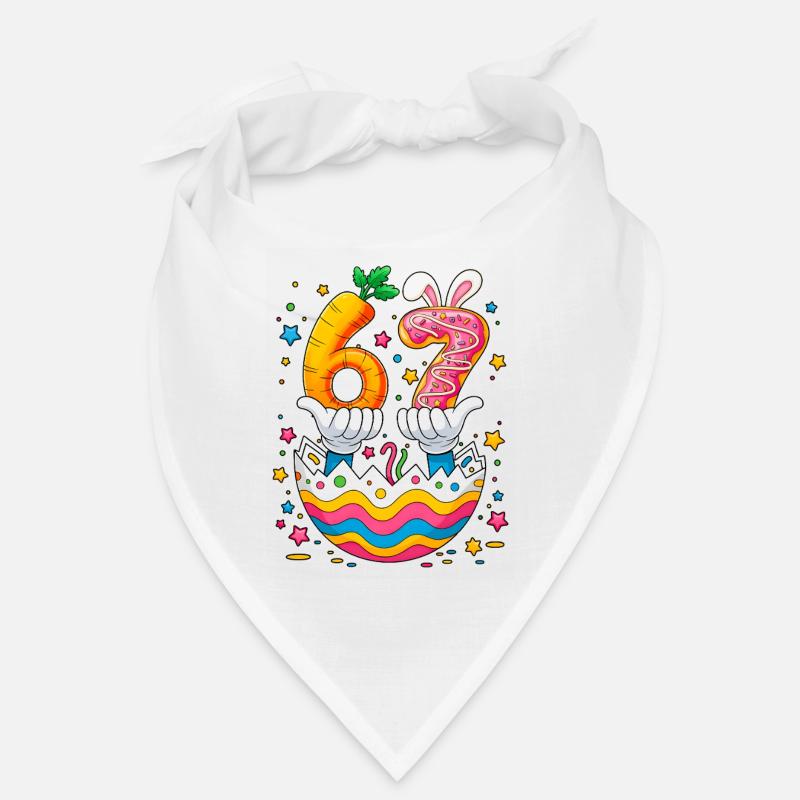 Easter Eggs Cute Bunny Six Seven 67 Bandana