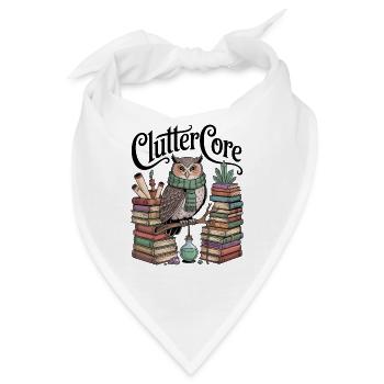 Cluttercore Enthusiast - Bandana - Weiß - Vorne
