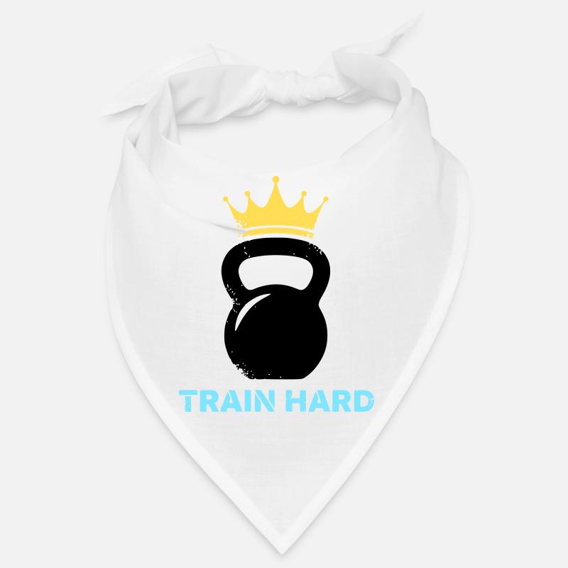 Kettlebell Crown Train Hard Bandana