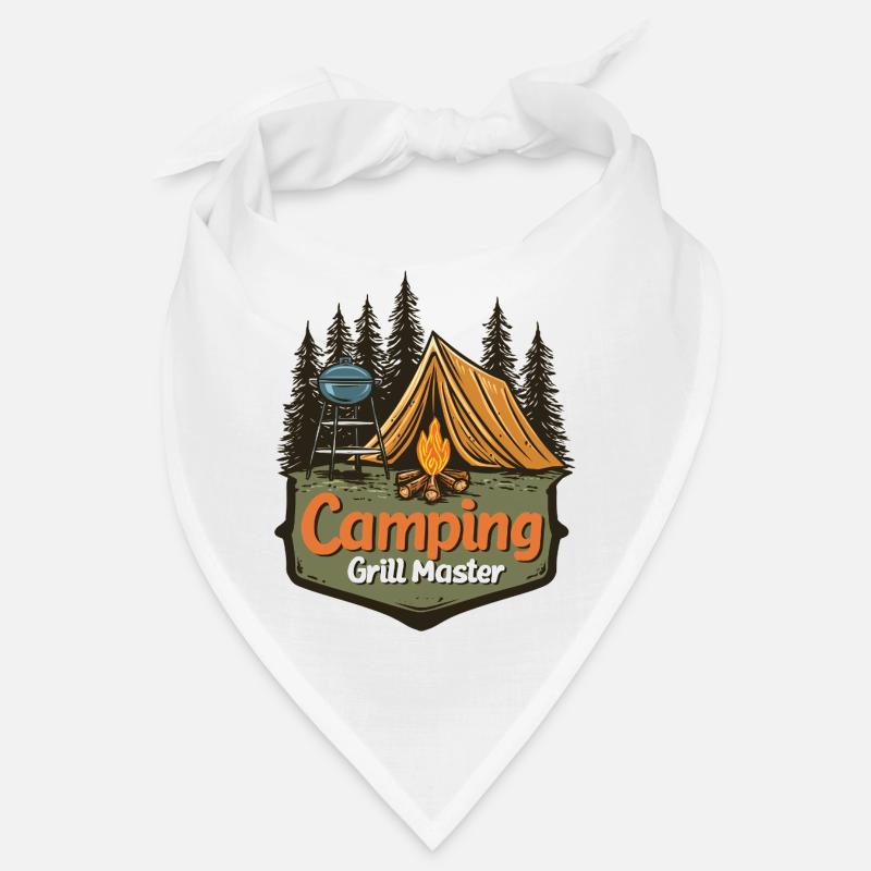 Camping Grillen Spruch Camping Grill Master Camper Bandana