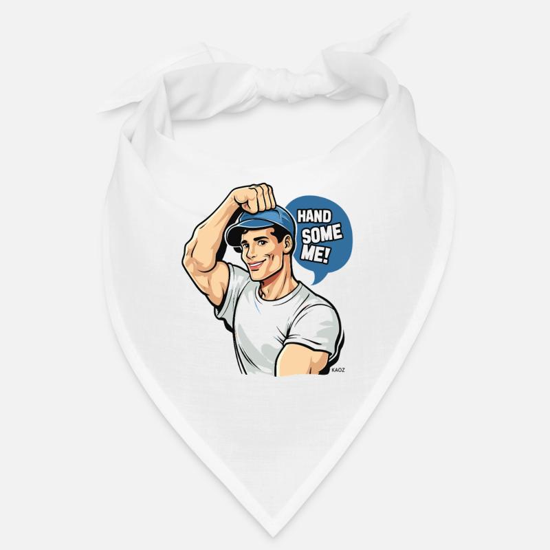 Handsome Me Retro Pop Art Bandana