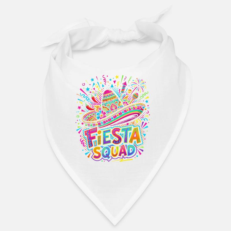 Fiesta Squad Sombrero Burst Bandana