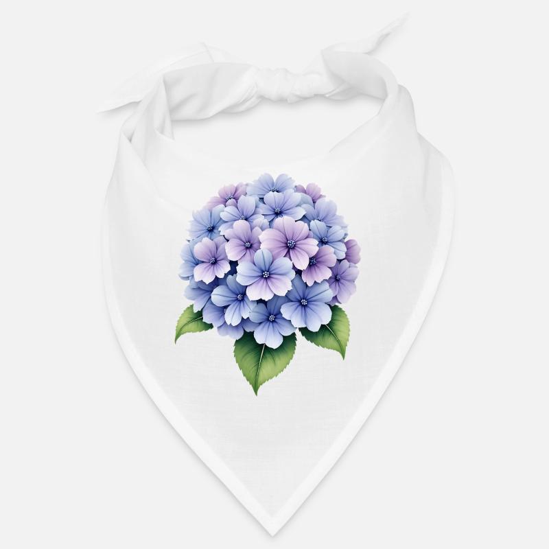 Hydrangea Flower Bandana