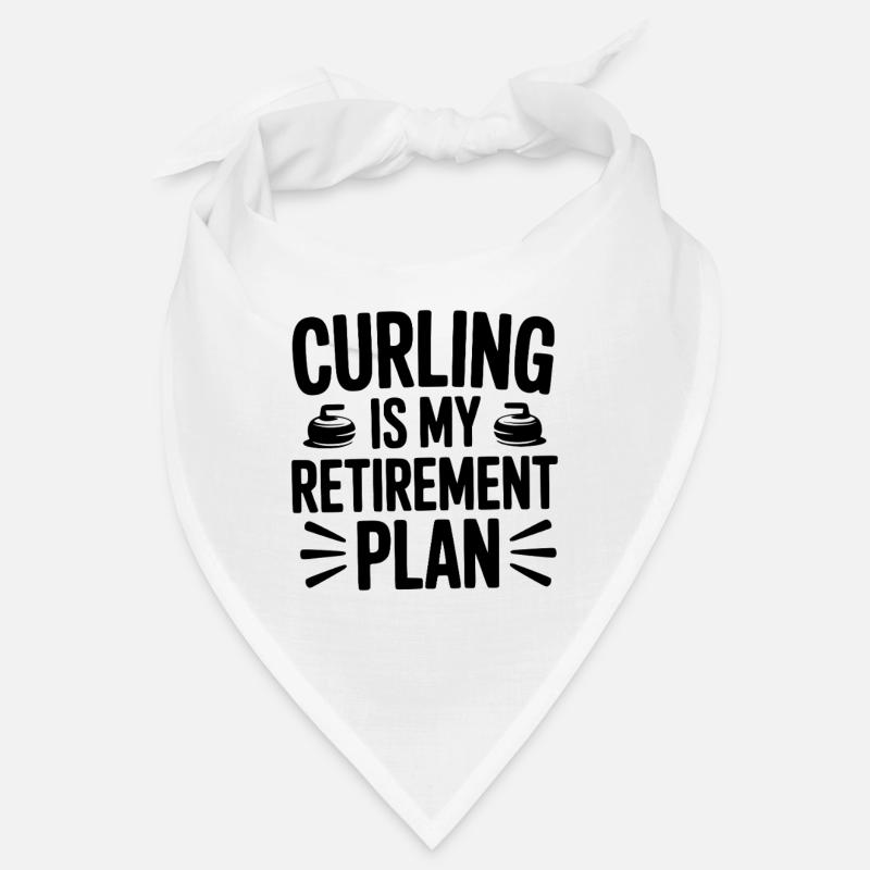 Le curling est mon plan de retraite Bandana